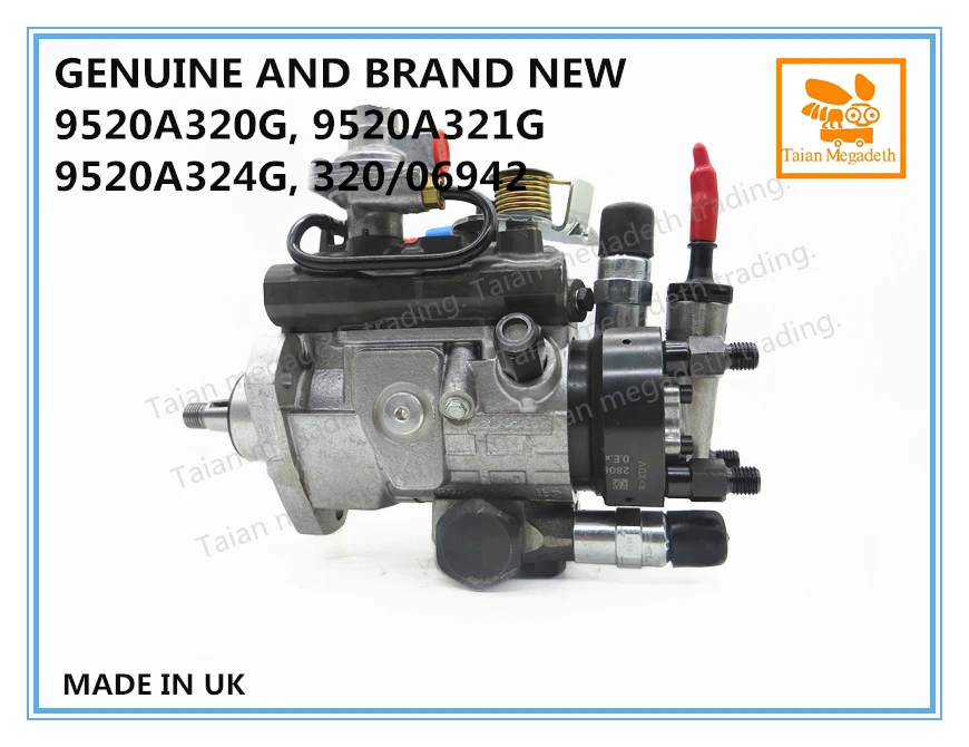 

GENUINE AND BRAND NEW DP310 FUEL PUMP 9520A320G, 9520A321G, 9520A322G, 9520A323G, 9520A324G, 320/06942 FOR JCB ENGINE