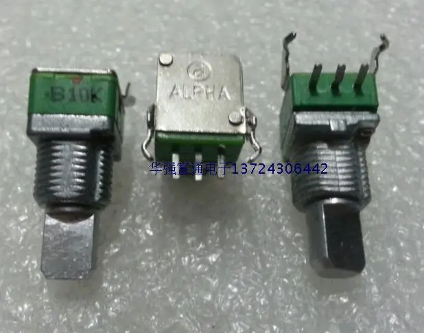 

Aihua ALPHA precision potentiometer RD09 single spot Taiwan union B10K midpoint potentiometer 15 and a half the handle