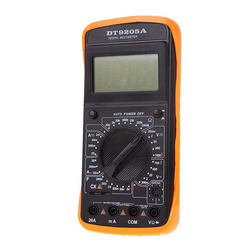 Цифровой мультиметр DT9205A ЖК дисплей амперметр переменного/постоянного тока