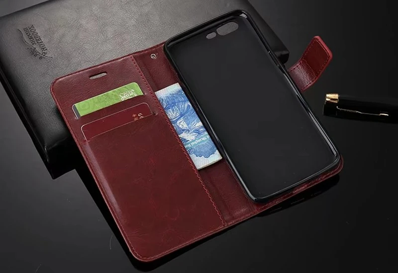 Флип чехол кошелек для One Plus 6 кожаный флип оригинальный роскошный 5 3/3 T с карманом