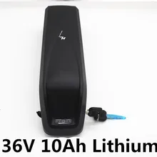 Литий-ионная портативная перезаряжаемая литиевая батарея 36 В 10Ah для электрического велосипеда e-bike горный велосипед fat bike+ зарядное устройство