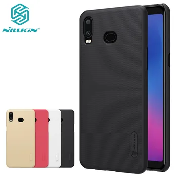 

For Samsung Galaxy A6s Case Nillkin Frosted Shield Luxury PC Plastic Hard Matte Back Cover Protective Case for Samsung A6s Cover