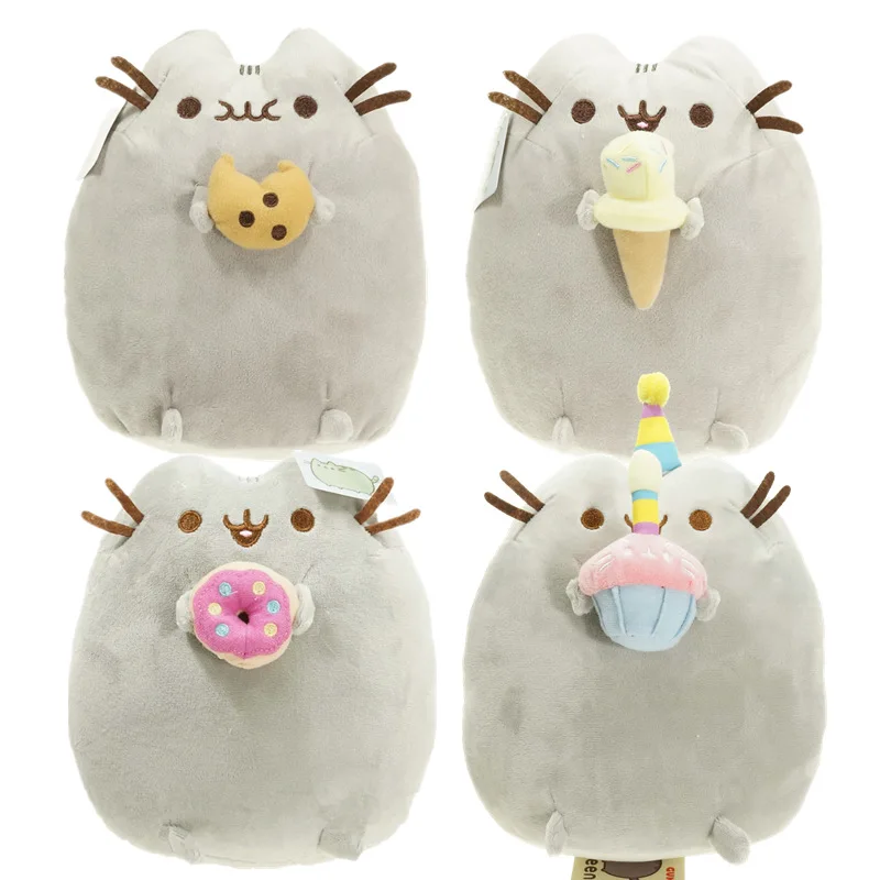 22 24cm Pusheenicorn Stuffed Pusheen With Cookie Snackable Donut font b Toy b font Dolls for