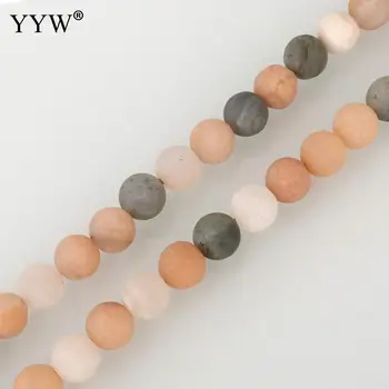 

Natural 4/6/8/10mm Stone Beads Round Moonstone Selenite Beads Natural Stone Round Loose Beads For Necklace Jewelry Making