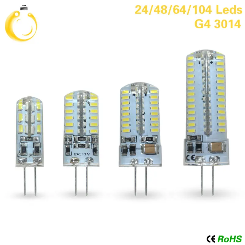 10 шт./лот Низкая Цена светодиодные лампы SMD 2835 3014 LED G4 G9 3 Вт 7 8 12 DC12V AC220V 360 градусов