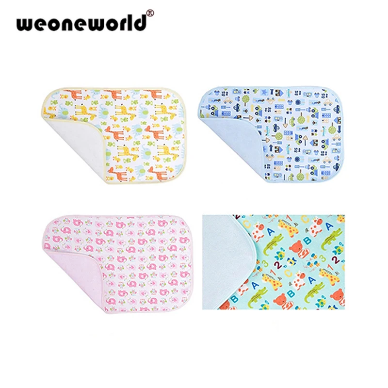 WEONDWORLD Newborn Baby Waterproof Breathable Pad Fitted Sheet Baby 100