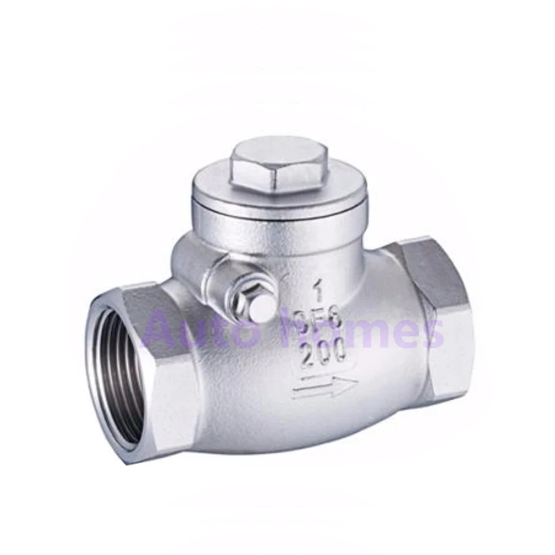 stainless steel Swing Check Valve 1/2-3/4 &quot inch DN15/DN20 201 SS304 2 way Inner Thread water ball check valve swing |