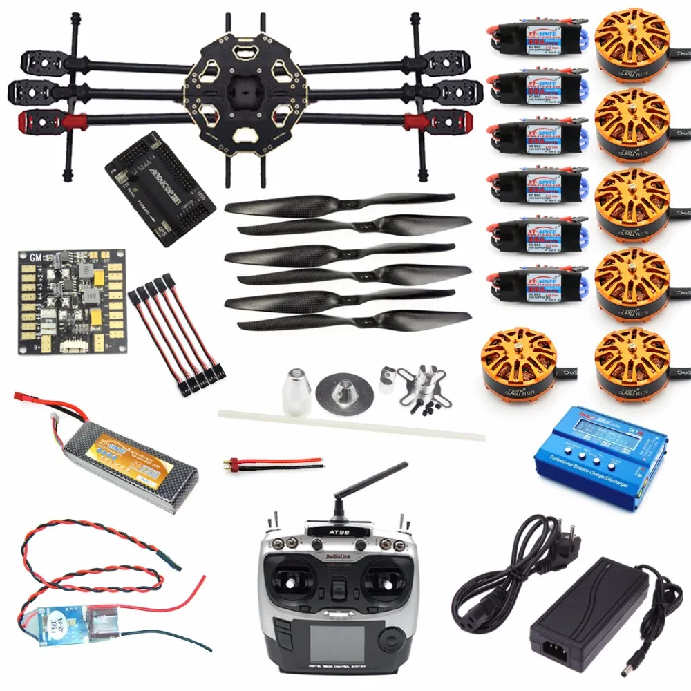 DIY KIT 6 осевой комплект летательных аппаратов полный набор вертолетных дронов