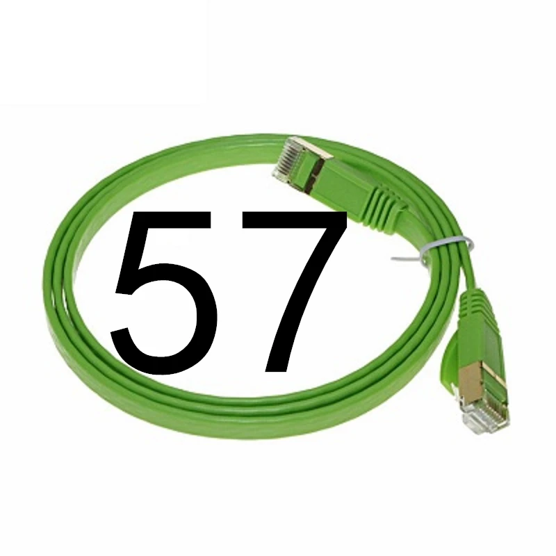 

57# MEIBAI WS CAT5 Flat Ethernet Cable Networking Ethernet Patch Cord LAN Cable CAT5