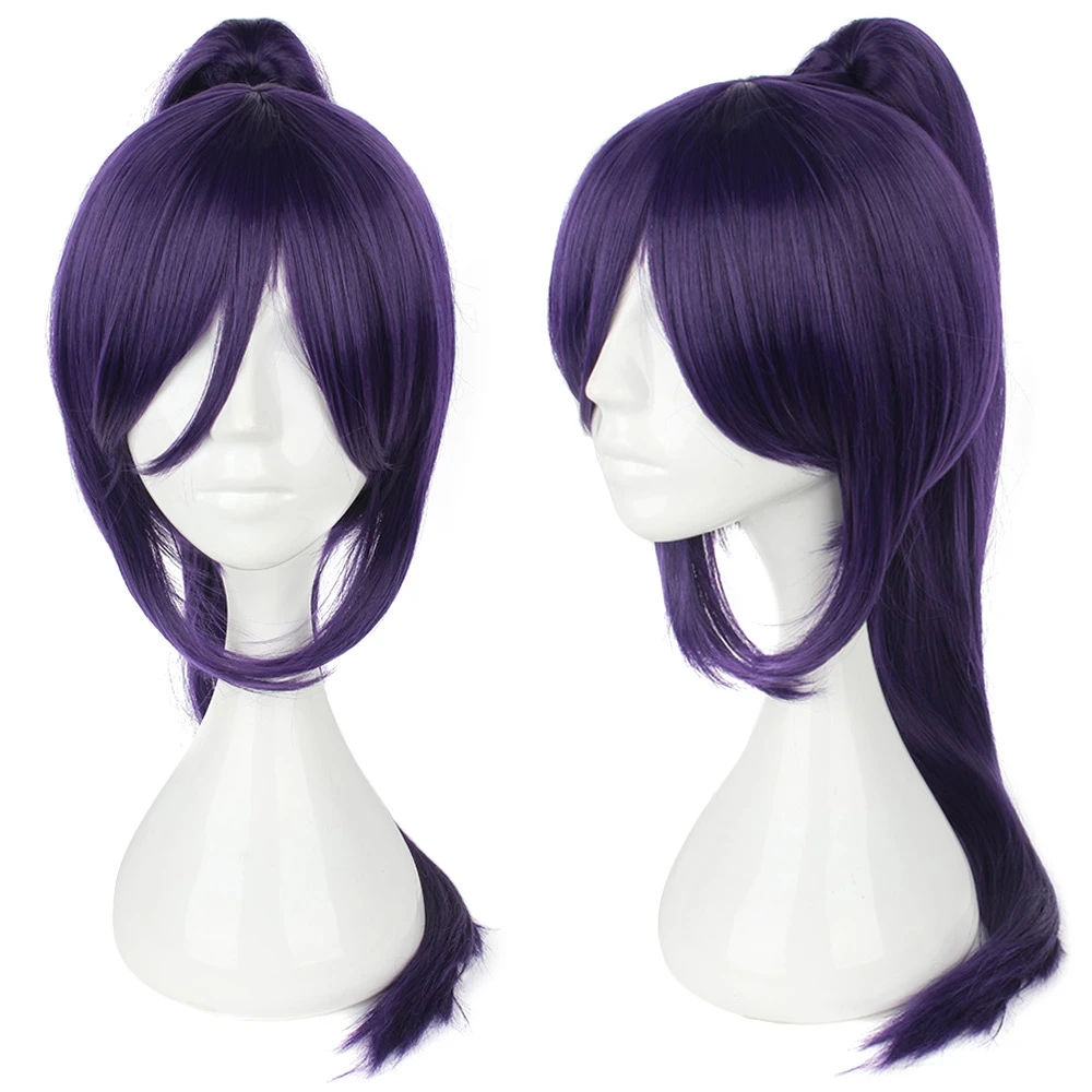 

50CM Straight Hair Long Full Wigs with Ponytail Synthetic Hair Anime Cosplay Party for Sunshine Aqours Matsuura Kanan Figure