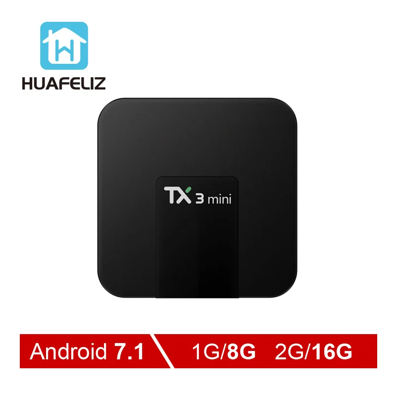 

Tanix TX3 Mini Smart TV Box Android 7.1 Amlogic S905W Quad Core 1G8G 2G16G Media Player 4K HD TV Streamer Set-top Boxes tx3 mini