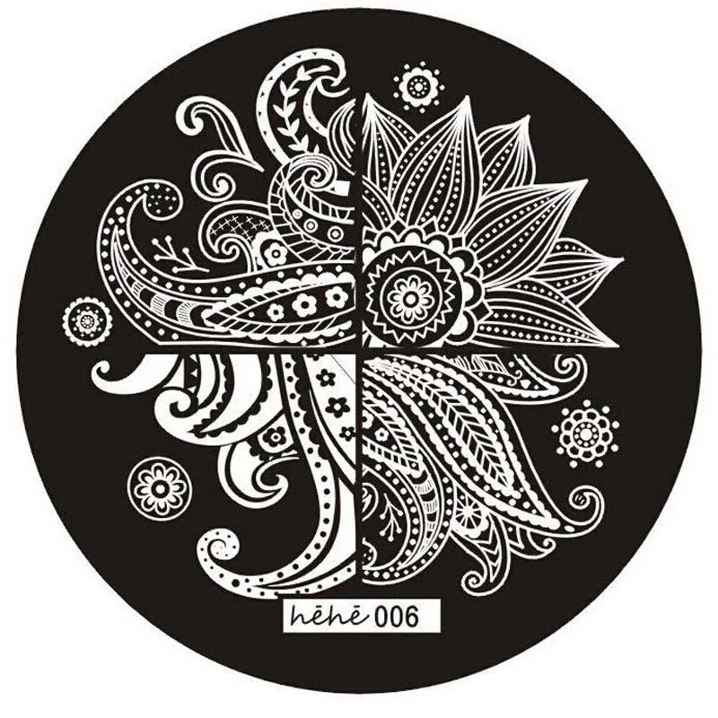 

Cute Pattern Nail Art Image Stamp Stamping Plates Manicure Template 006 X6305Down