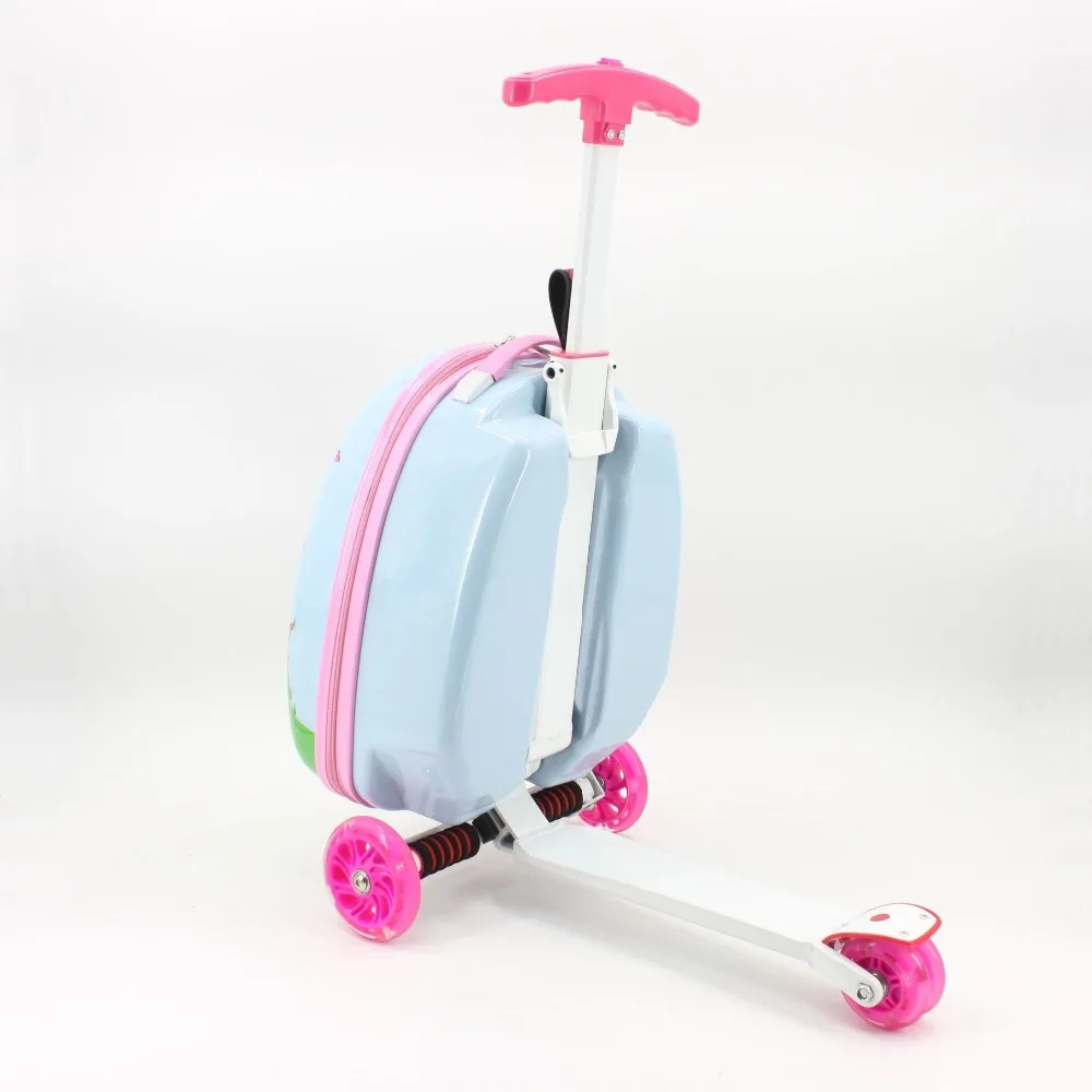 Детский чехол для скутера на колесиках, для хранения багажа, скейтборда, для детей, переноска на колесиках, чехол на колесиках