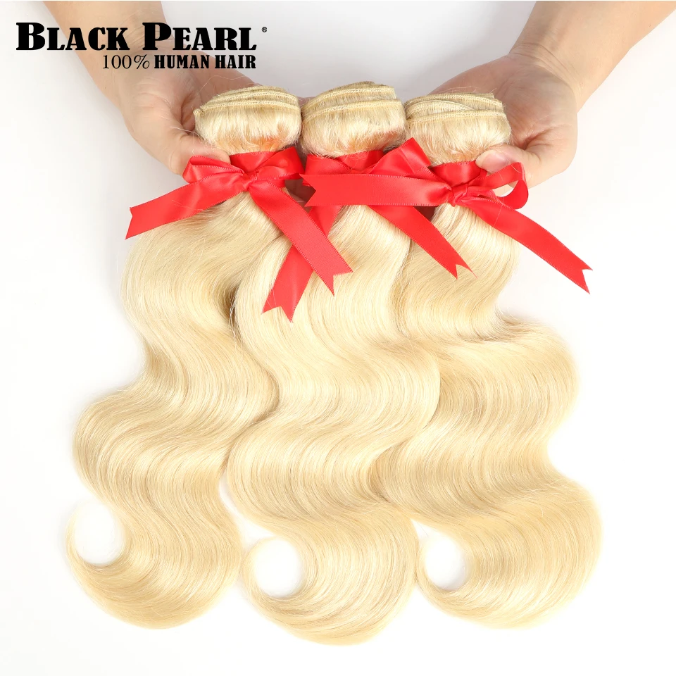 Black Pearl Hair Brazilian Body Hair 613 Honey Blonde Bundles 1/3/4 Bundles Remy Hair Weaving Human Hair Bundles 10-26 Inch Black Pearl Hair Brazilian Body Hair 613 Honey Blonde Bundles 1/3/4 Bundles Remy Hair Weaving Human Hair Bundles 10-26 Inch