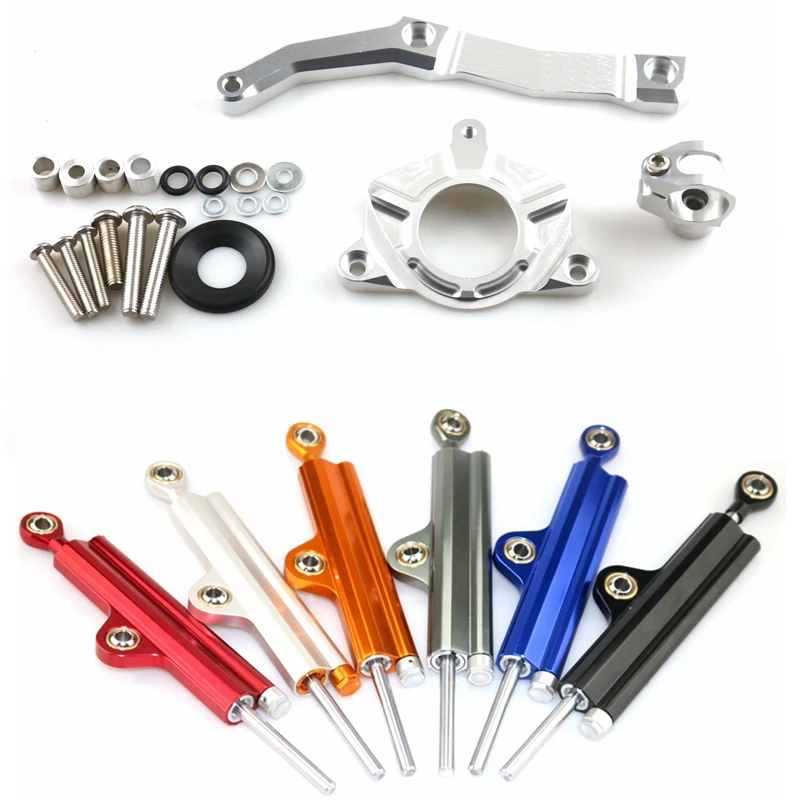 

Motorcycle cnc Universal Stabilizer Damper Complete Steering Mounting Bracket For KAWASAKI Z1000 2010 2011 2012 2013