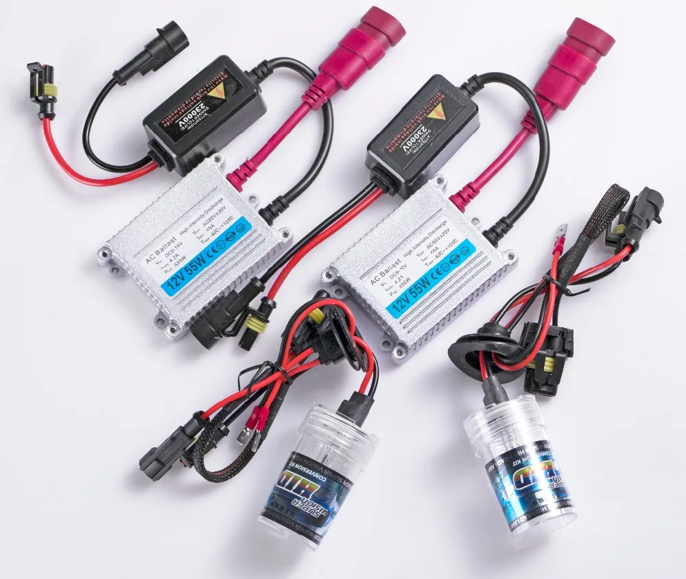 Бесплатная доставка Высокое качество 12В 55Вт hid xenon комплект H1 H3 H7 H9 H11 H4 Bi Hi/низкая