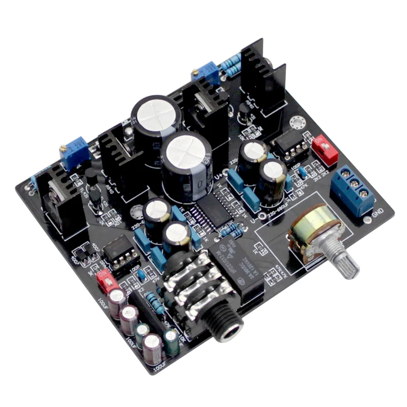 Lusya TPA6120A NE5534 Headphone Amplifier Board UPC1237 Protective Circuit for 32-600 ohm speaker G9-007 Lusya TPA6120A NE5534 Headphone Amplifier Board UPC1237 Protective Circuit for 32-600 ohm speaker G9-007