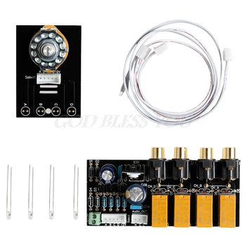 

Audio Input Signal Selector Relay Board/Signal Switching Amplifier Board + RCA