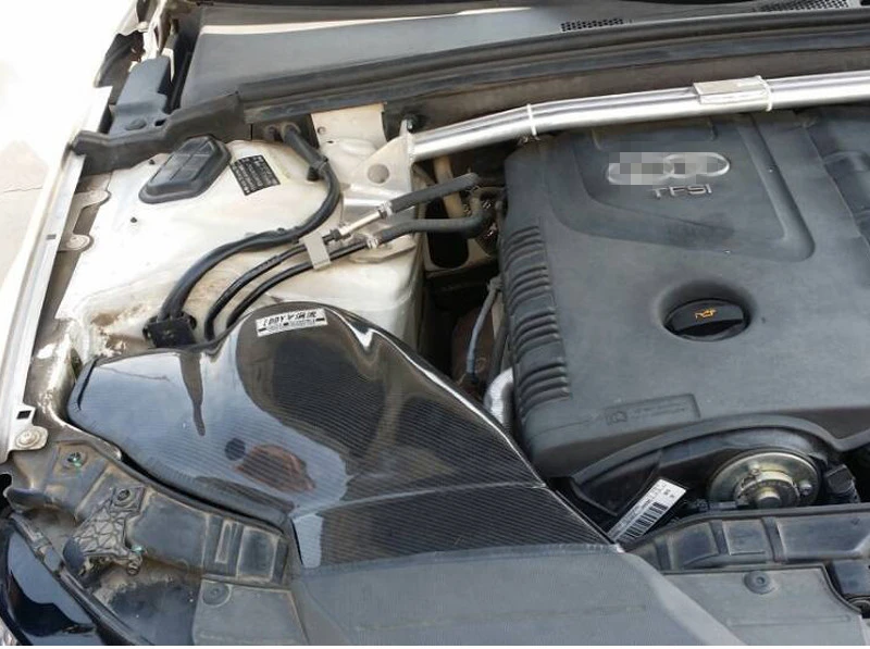 يصلح ل أودي A4 A5 2 0 طن 1 8 طن 2 0 طن 2009 2012 جودة غرامة سباق ماركة الدوامة Cf R ألياف الكربون الهواء كمية الهواء البارد تصفية System Air Filters Air Filtercold Air Intake System Aliexpress