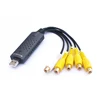 4 Channel USB Video Capture Card DVR For CCTV Camera Monitor DVD 4CH Usb Dvr Cards Board To VHS Video Recording PAL /NTSC ► Photo 3/6