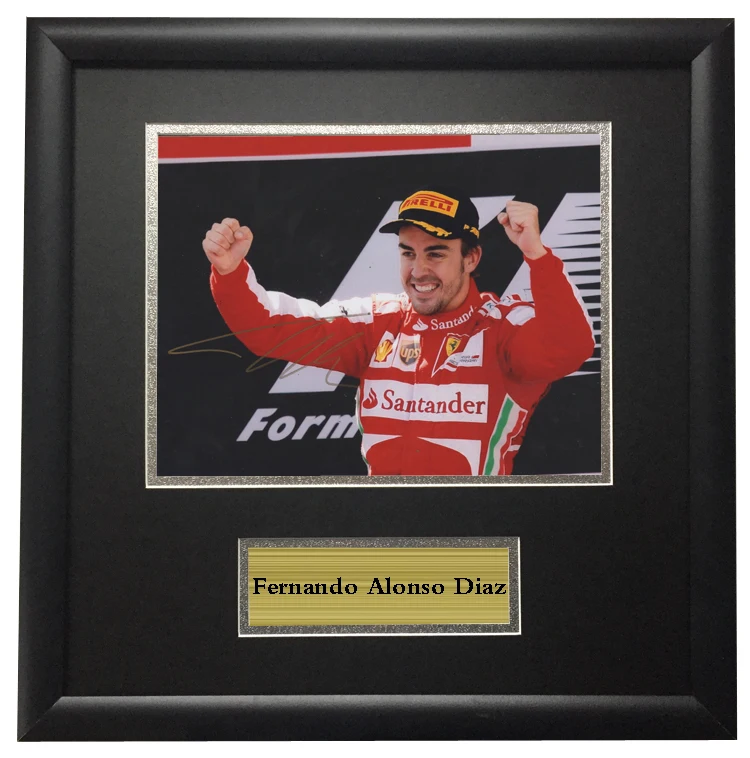 

MOTOGP Fernando Alonso racing driver with SA COA autographed signed Photo