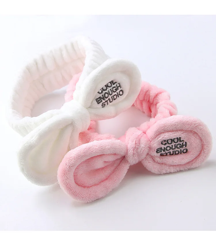 New Fashion Women Cute Big Ears Comfortable Wash Face Bathe Hair Holder Elastic Headband Girls Hairbands Hair Accessories