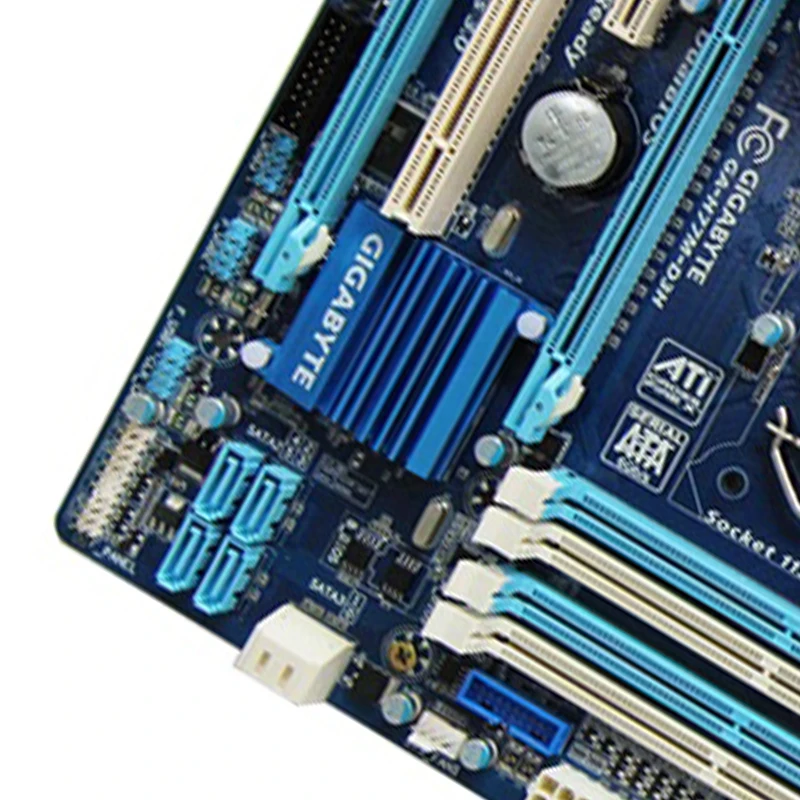 Материнская плата GIGABYTE GA-H77M-D3H для настольного компьютера LGA1155 DDR3 i3 i5 i7 Micro-ATX