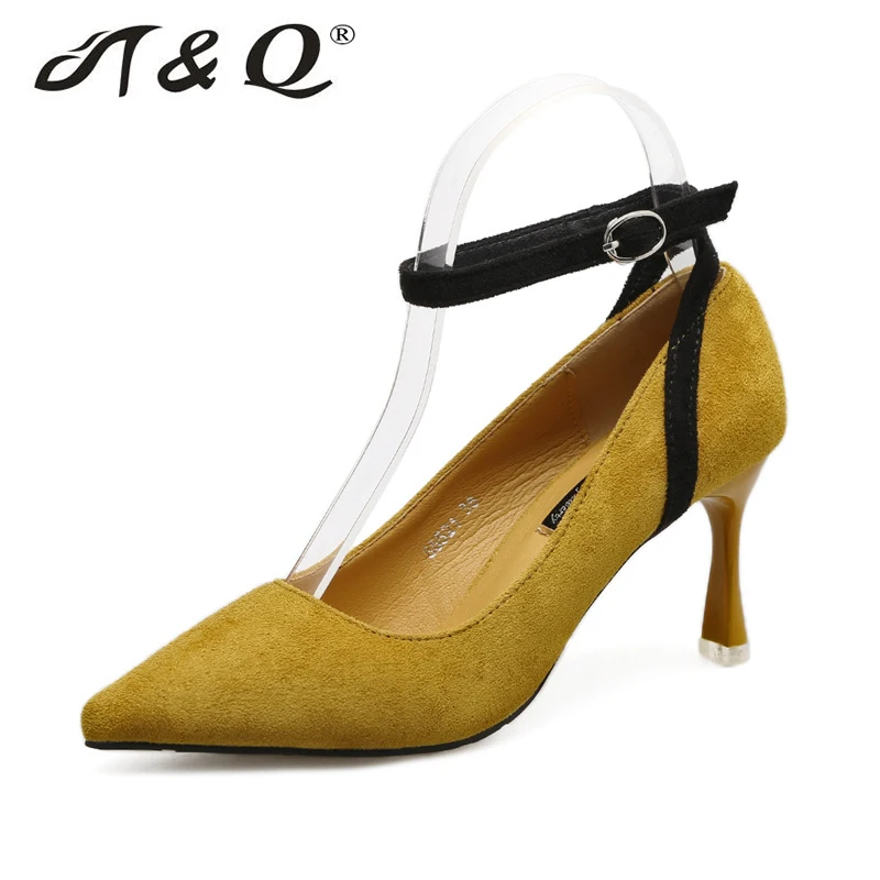 yellow pumps for women