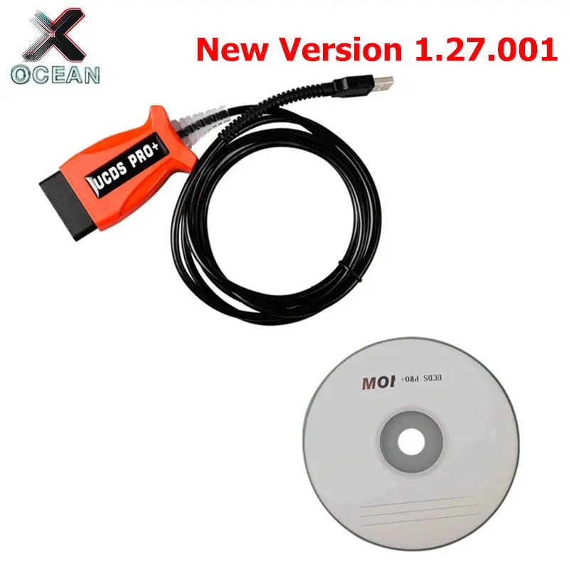 Новейший FOCOM UCDS PRO+ новейший V1.27.001 с 35 жетонами полная Лицензия UCDSpro UCDS для Ford полная активация