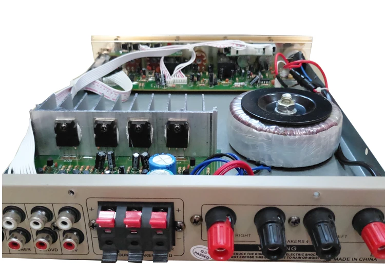 AV-9100 300 Вт+ 300 Вт 220 В 5 каналов USB SD FM Радио стерео караоке домашний кинотеатр аудио усилитель мощности