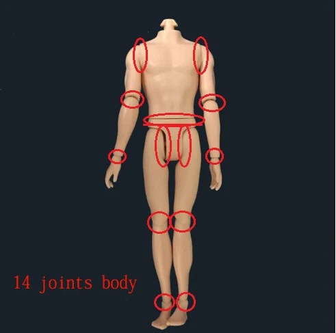 Papabasi 14 суставов принц Кукла тело 1/6 голое тело для Кен мальчик друг тело куклы мужчины мальчик игрушки