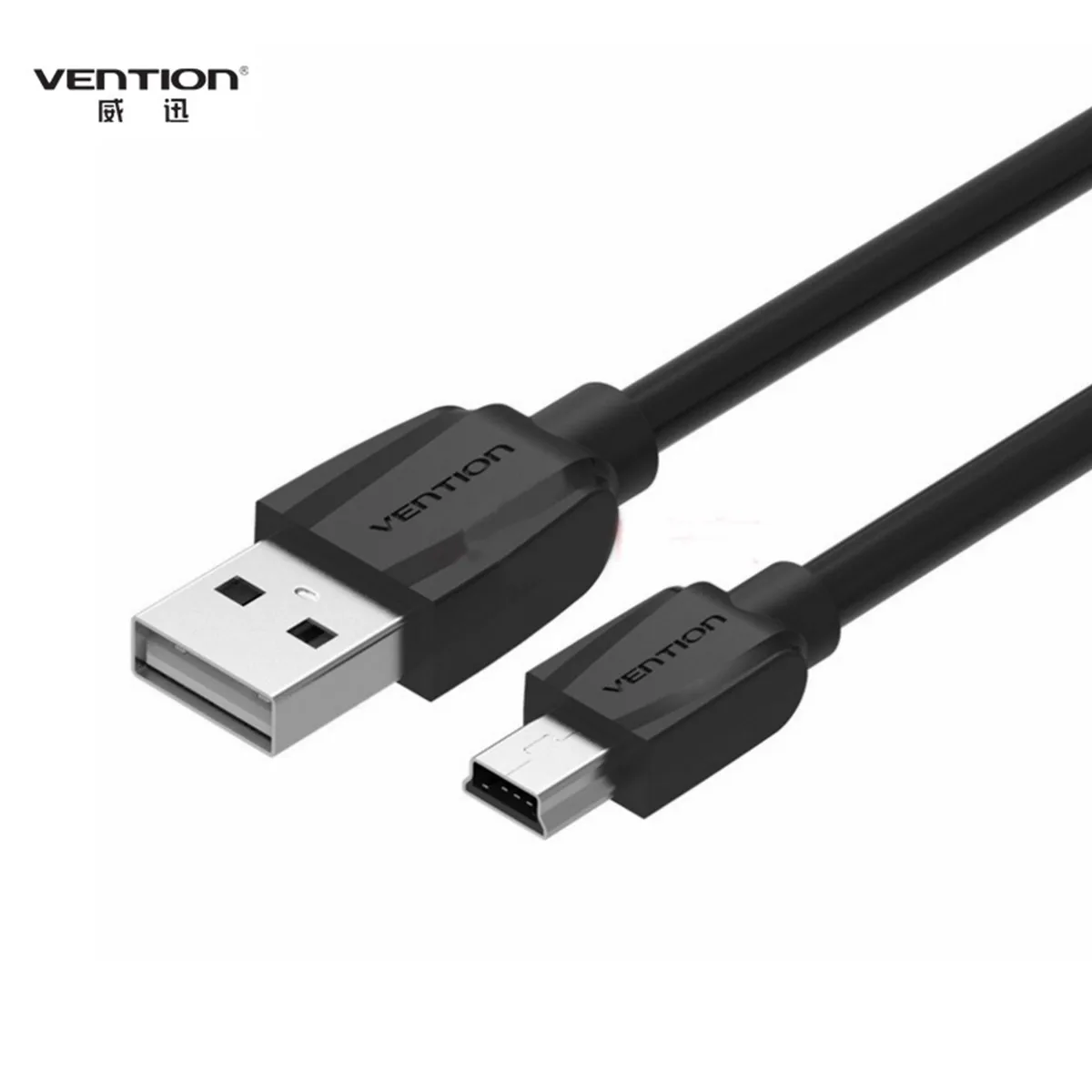 

Vention Mini USB to USB Data Charger Sync Cable Mini USB Cable 0.25M/1M/2M For MP3 MP4 GPS Camera HDD Phone Tablet PC Black