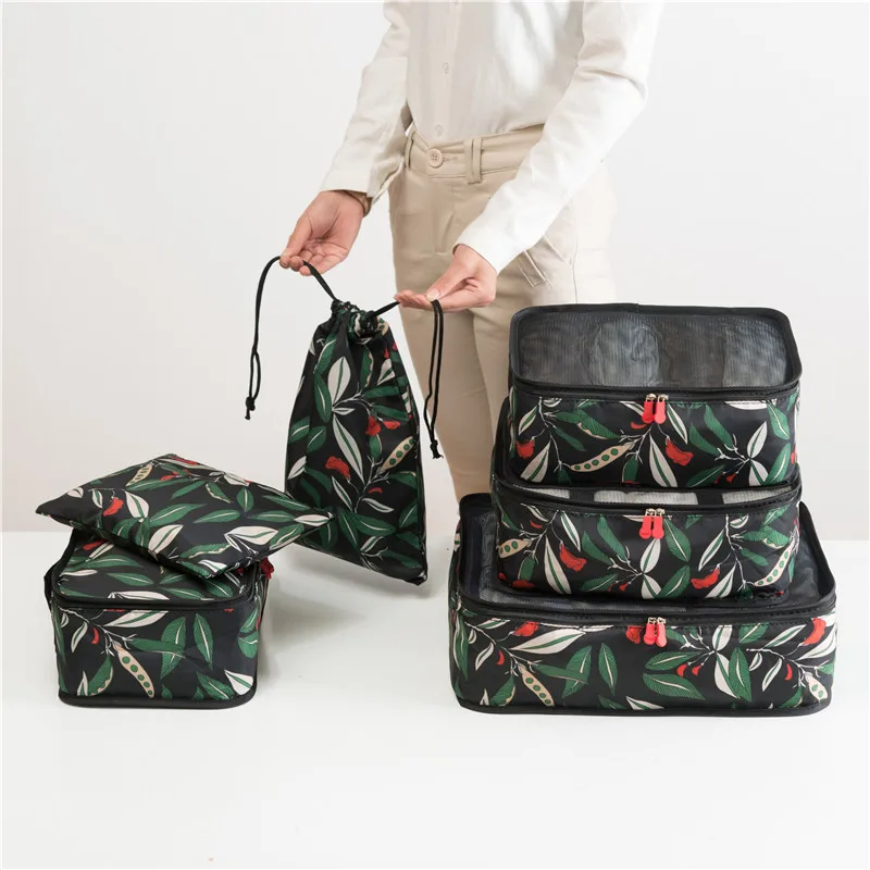 

LIYIMENG 6 pcs/set Travel underwear organizer Clothes Packing Box for Bra Cosmetic Waterproof makeup storage bag for Home Casket