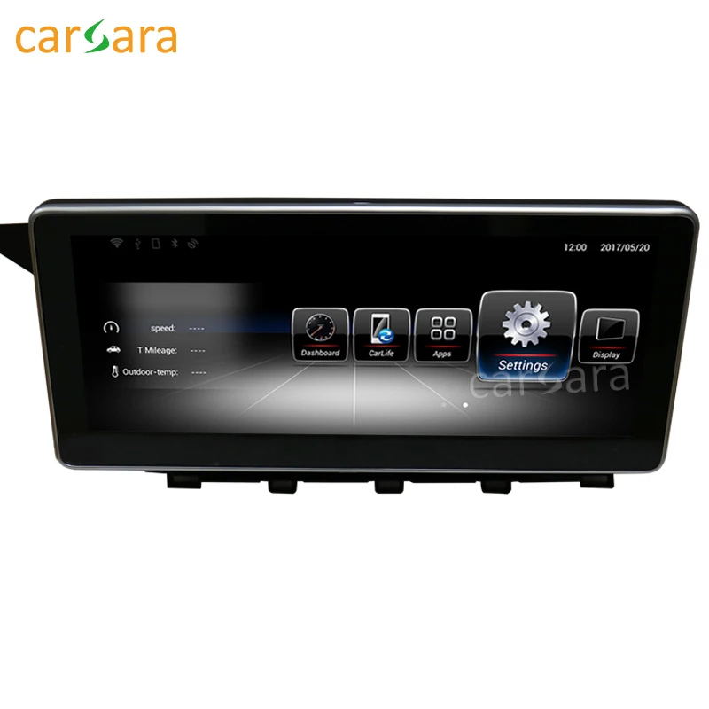 #*Cheap carsara 10.25 inch touch screen 1280*480 Android GPS Navigation radio stereo dash multimedia player for Benz GLK 2008 to 2012