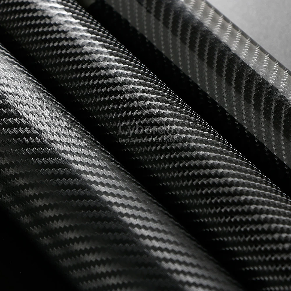 2021 Car Styling 30*152cm 3D 4D 5D Carbon Fiber Vinyl Film Wrap DIY Waterproof Auto Motorcycle