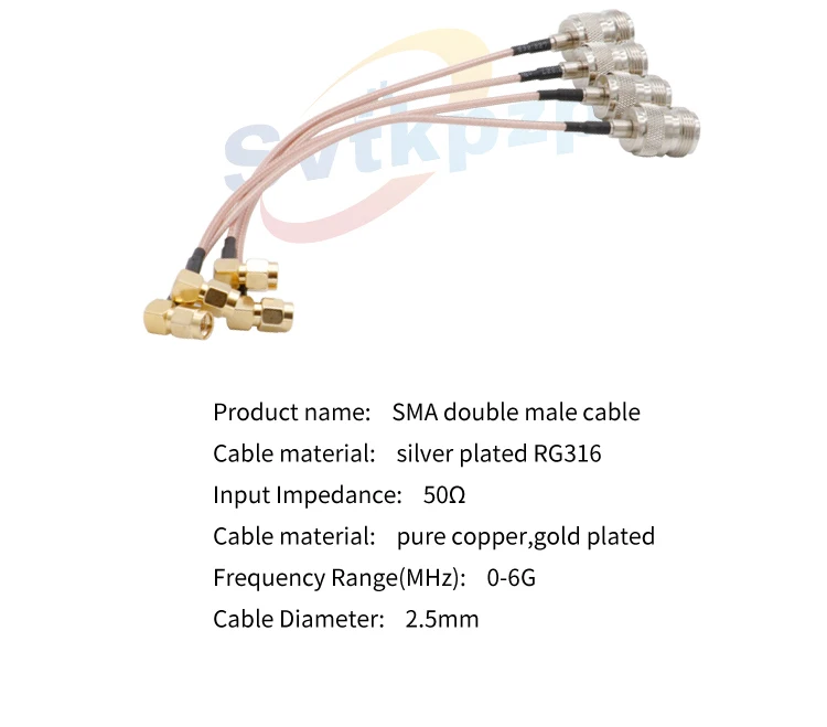 Чистая медная позолоченная SMA-J штекер в N RP SMA-K антенна с гнездовым разъемом wifi кабель RG174 беспроводной маршрутизатор Удлинитель сетевой
