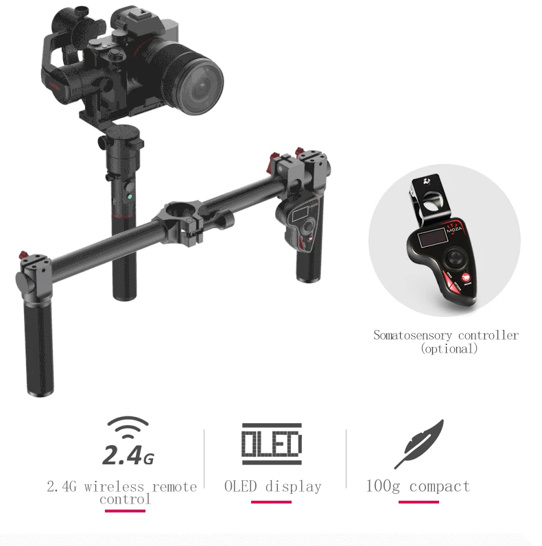 MOZA AirCross 3 осевой Ручной Стабилизатор камеры s мульти Contro для беззеркальной 3.9lb/1800g
