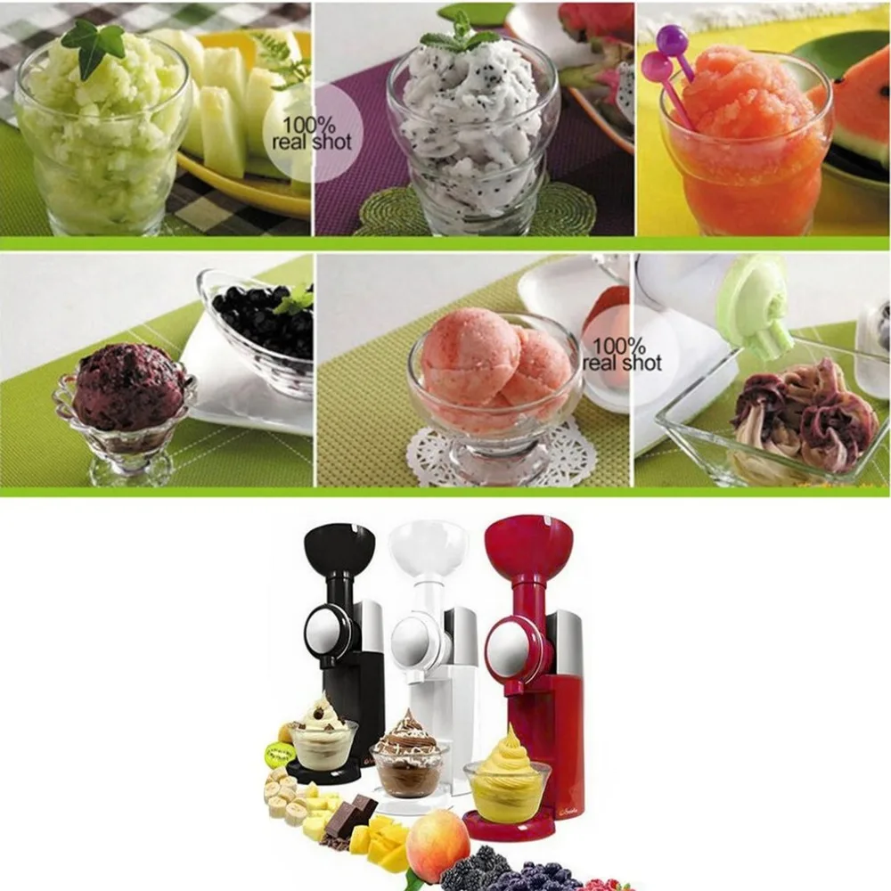 Практичный дизайн DIY мороженого машина Портативный Размеры Ho Применение держать Применение автоматический замороженные фрукты десерт машина