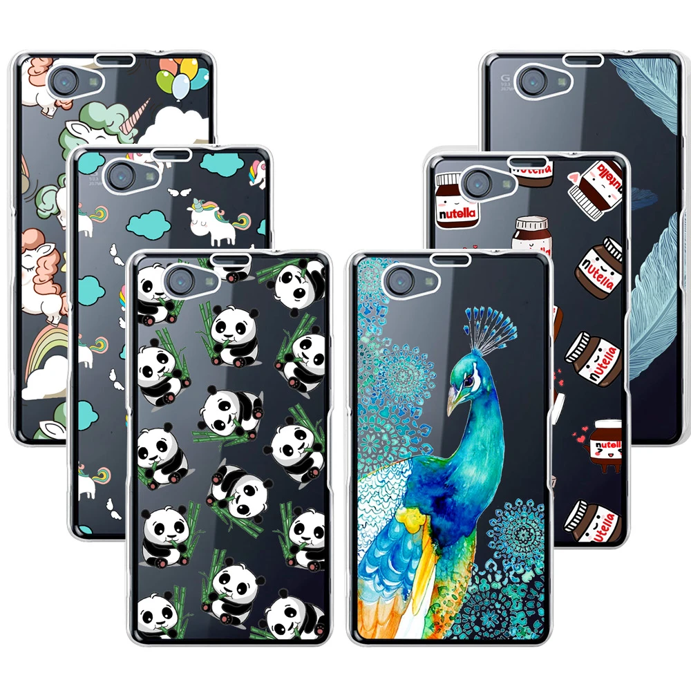 Funda de diseño suave de TPU de moda para Sony Xperia Z1 Compact Z1 funda de silicona suave transparente para teléfono Sony Z1 Compact|case ipod|case sony xperia solacase rubber - AliExpress