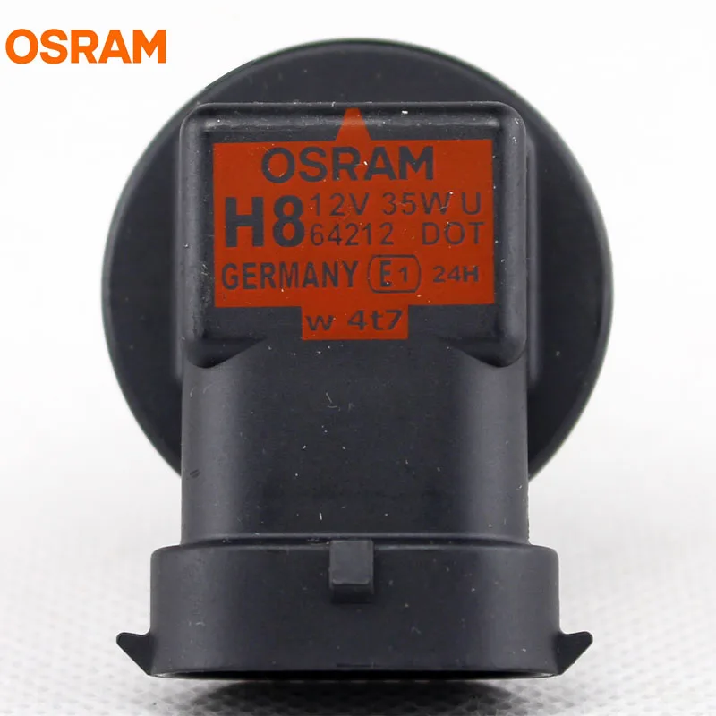 OSRAM H8 12 в 35 Вт 3200 к PGJ19-1 64212 оригинальные запчасти для противотуманных фар авто лампы OEM галогенный светильник для BMW Honda 1X