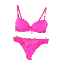 Сексуальный бесшовный бюстгальтер и стринги, комплект нижнего белья, Женский атласный кружевной бюстгальтер пуш-ап, набор белья бикини, cueca conjunto de langery