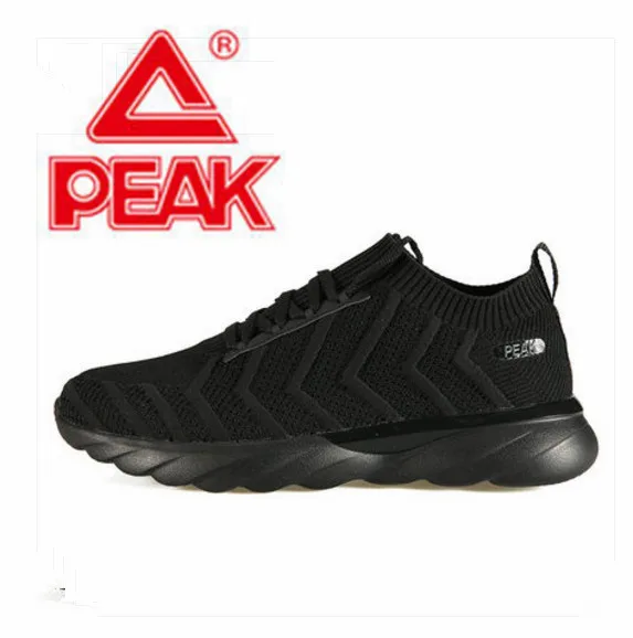 

Peak light men's running shoes 2018 autumn new lightweight one-piece woven wear running shoes casual shoes sports shoes