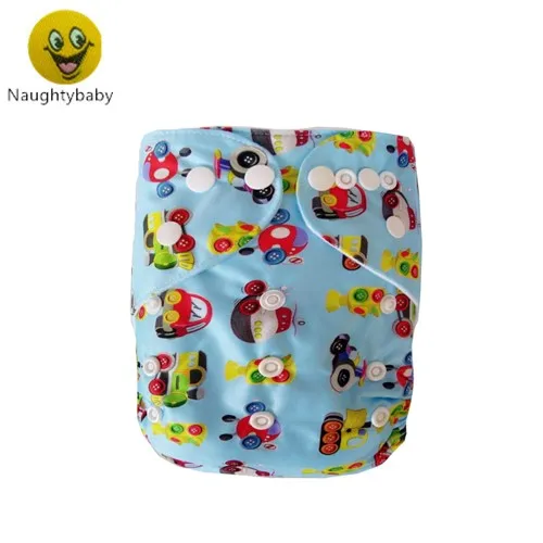 

High Quality Naughty Baby Washable and Reusable Cloth Diapers Adjustable Snap One Size Cloth Pocket Diapers Free shipping