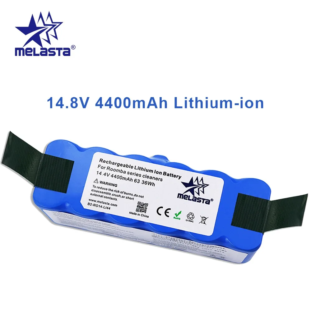 Online 14,8 V 4.4Ah Li Ion Batterie mit Marke Zellen für iRobot Roomba 500 600 700 800 Serie 510 530 550 560 650 770 780 790 870 880 R3