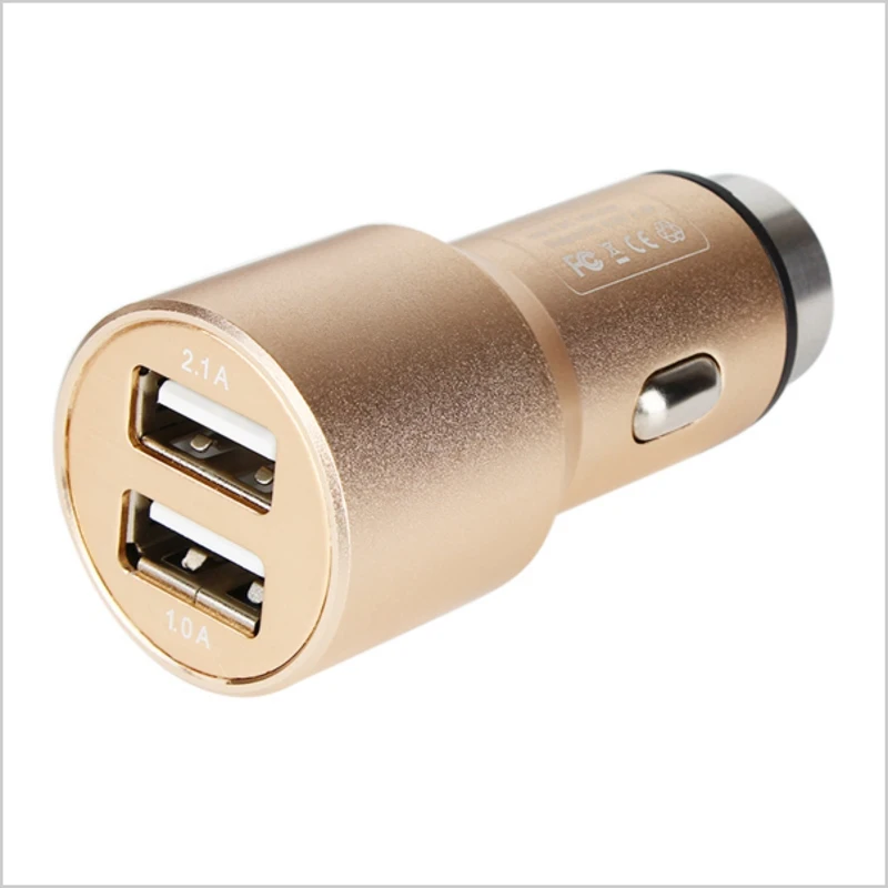 Автомобильное зарядное устройство с двумя разъемами USB 3 1 А 2 порта быстрой