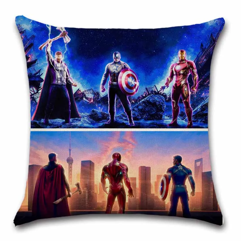 Наволочка для подушки с изображением героев фильмов супер-героев, декоративная наволочка для дома, дивана, стула, комнаты, Подарочная наволочка для детей - Цвет: T