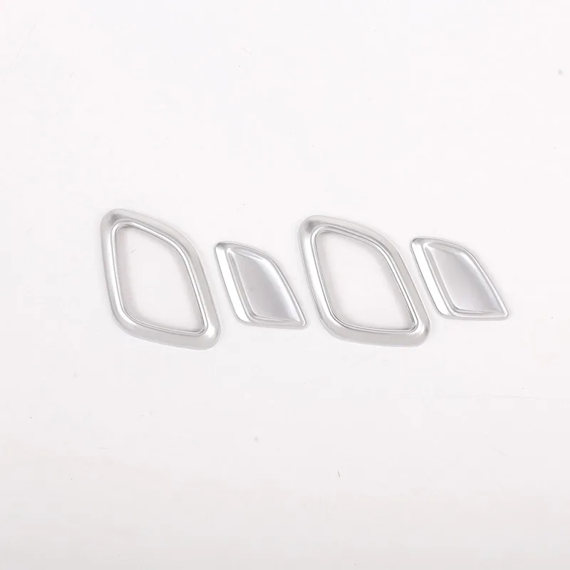 

4PCS For BMW X3 X4 G01 G02 2018-2019 ABS Chrome Car Headrest Button Decorative Cover Trim Car Accessories