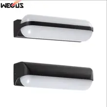 (WECUS) LED Wall Light Outdoor Waterproof Porch Garden Wall Lamp Home Sconce Indoor Decoration Lighting Lamp Aluminum AC85-265V