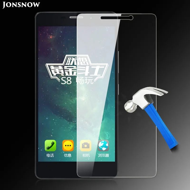 LEN-1339_1_9H Explosion-proof Tempered Glass Film for Lenovo S8 Play A5860 A5600 5.5 inch