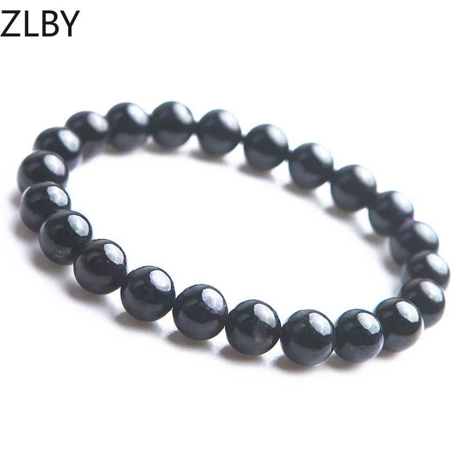 

Genuine Natural Sugilite Bracelets Women Female 8.5mm Natural Stone Round Beads Stretch Bracelet Drop Shipping